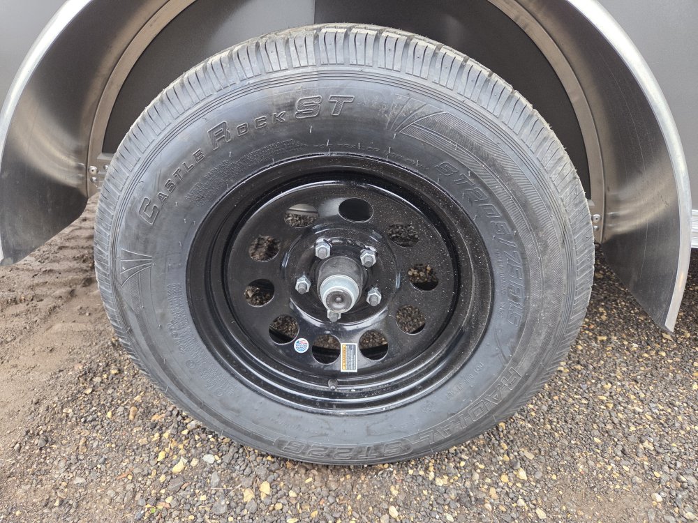 6'x12' Alcom Enclosed Cargo XPRESS6X12SA-XLT-P 76"