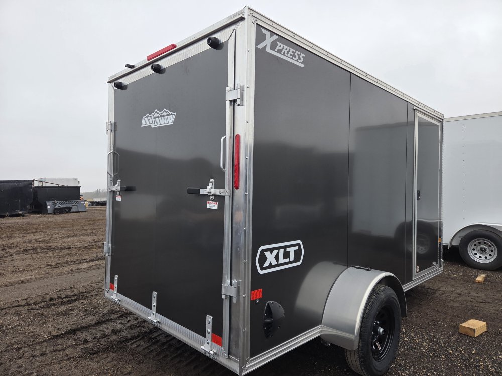 6'x12' Alcom Enclosed Cargo XPRESS6X12SA-XLT-P 76"