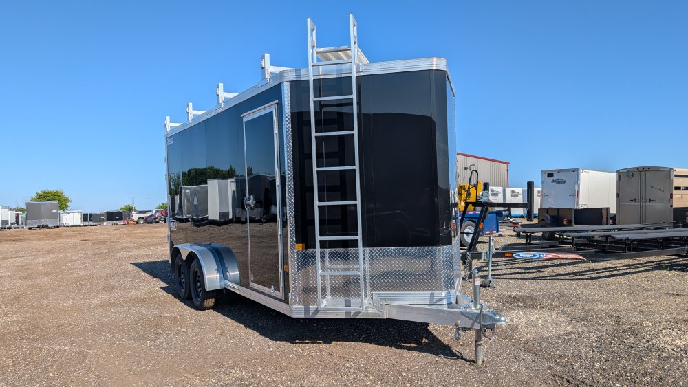 7'x16' Alcom Contractor XPRESS7X16UCP-LMFL25 79"