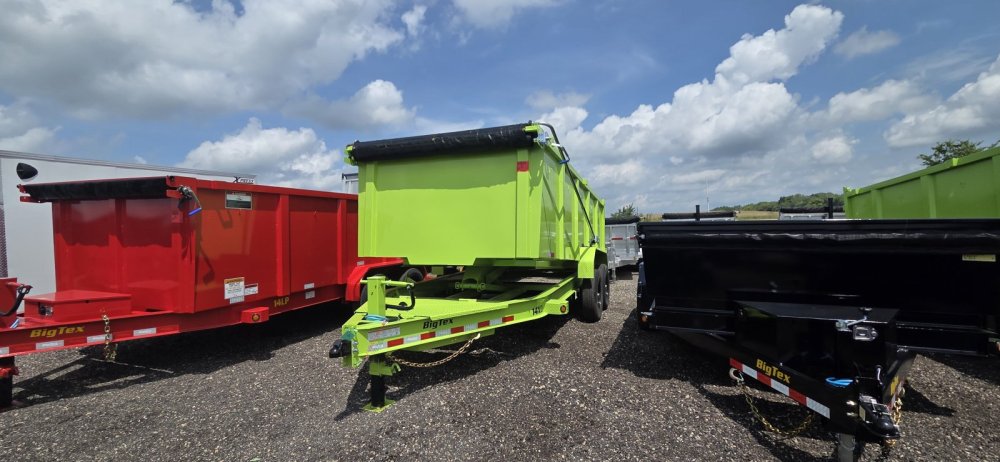 7'x16' Big Tex Trailers Dump 14XD-16C4A 4'