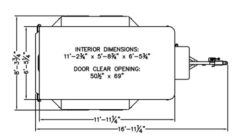 6'x12' Polar King Mobile Refrigerated/Freezer