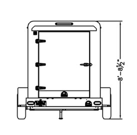 6'x12' Polar King Mobile Refrigerated/Freezer