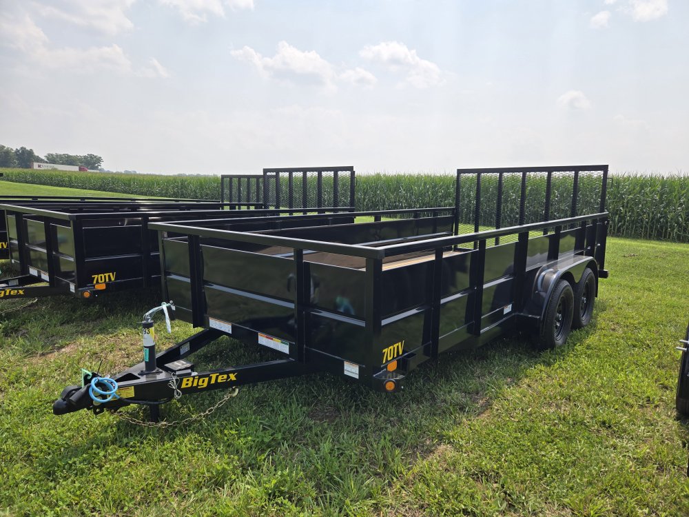 7'x16' Big Tex Trailers Utility 70TV-16