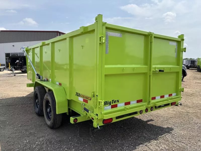 7'x16' Big Tex Trailers Dump 4'