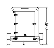 6'x8' Polar King Mobile Refrigerated/Freezer