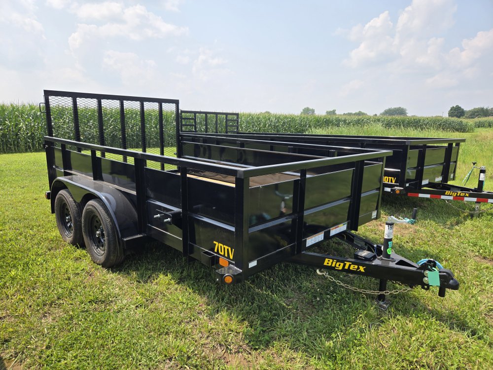 7'x12' Big Tex Trailers Utility 70TV-12