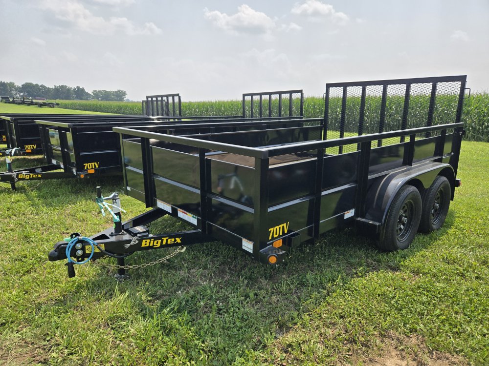 7'x12' Big Tex Trailers Utility 70TV-12