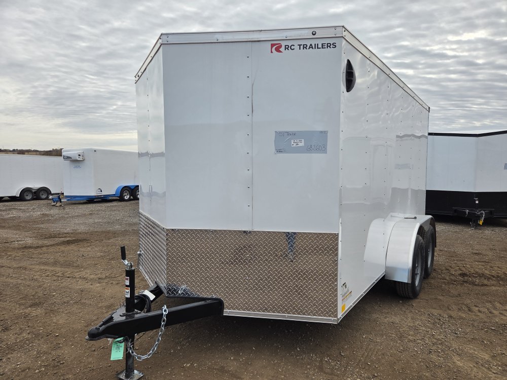 7'x12' RC Trailers Enclosed Cargo RWT712TA2 72"