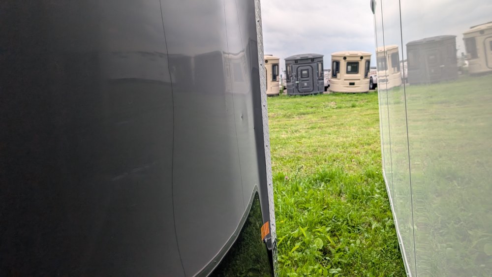 7'x14' Alcom Snowmobile XPRESS7X14ES-XLTP-LMSD25 85" Storm Damage