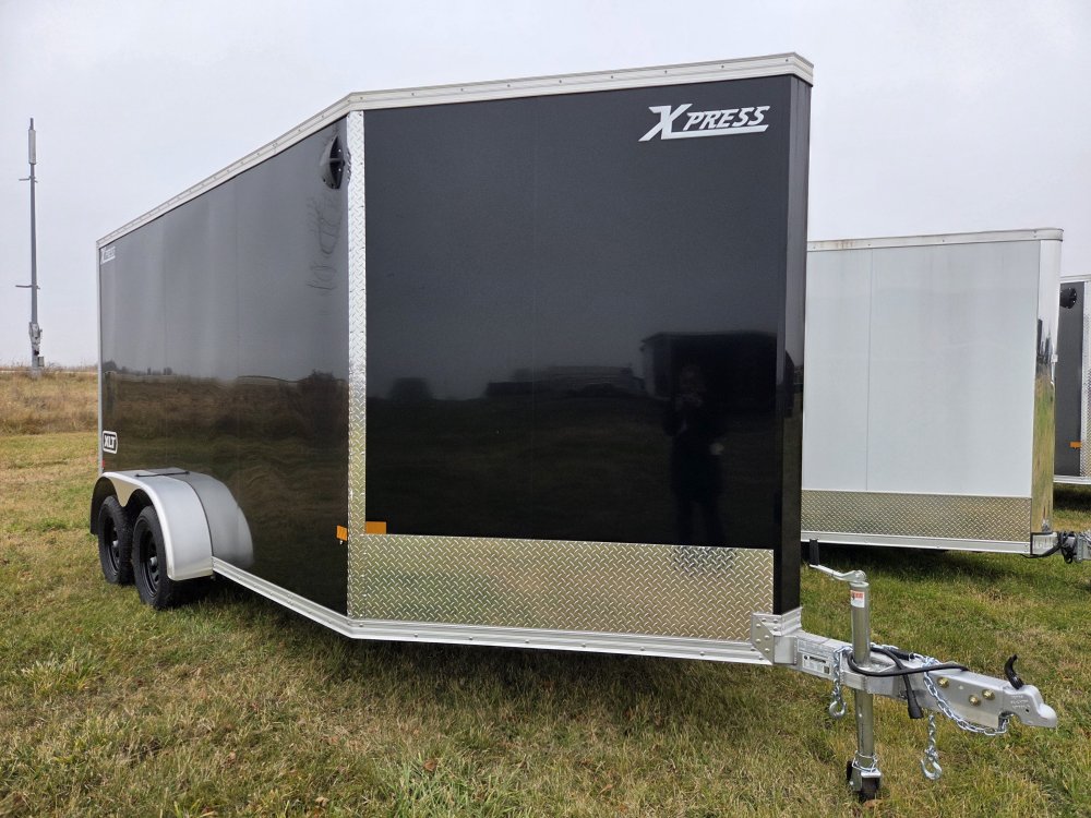 7'x14' Alcom Snowmobile XPRESS7X14ES-XLTP-LMSD25 85"