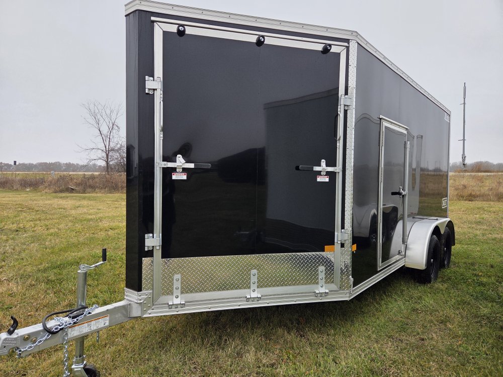 7'x14' Alcom Snowmobile XPRESS7X14ES-XLTP-LMSD25 85"