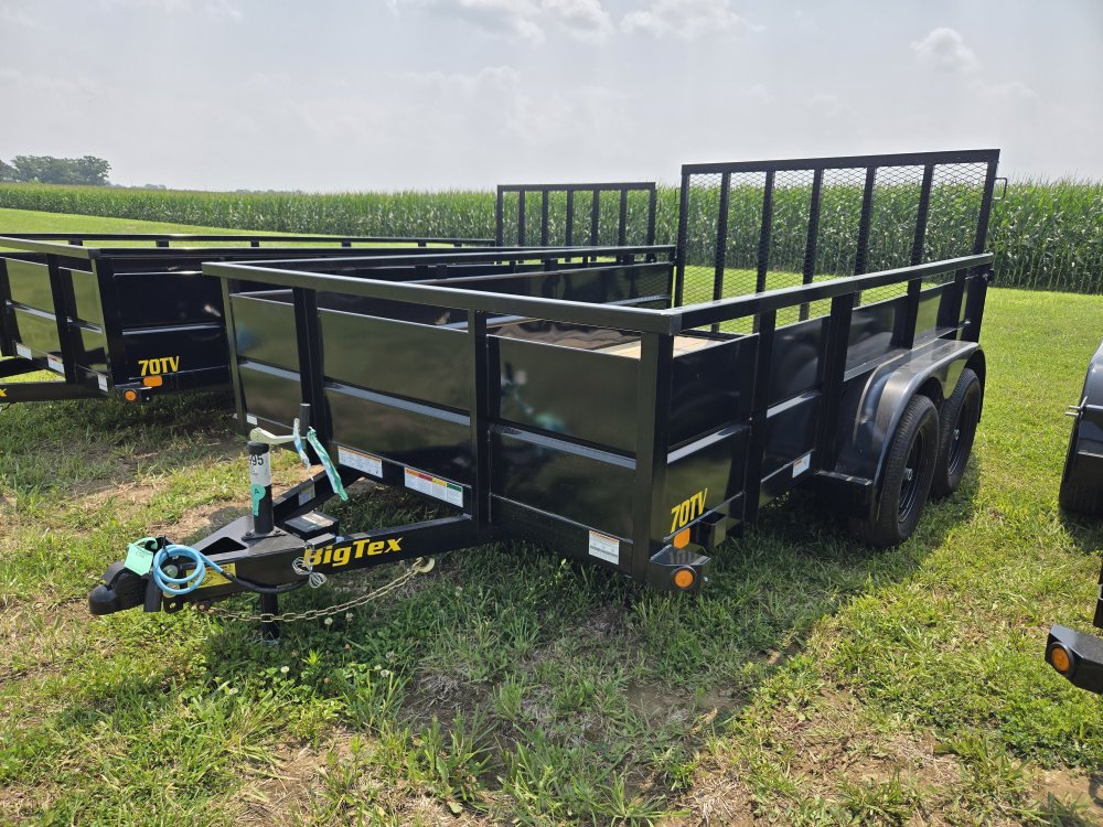 7'x12' Big Tex Trailers Utility 70TV-12
