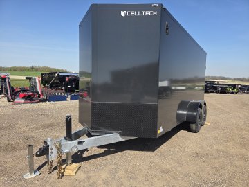 7'x16' CellTech Enclosed Cargo 7x16TA3 84"