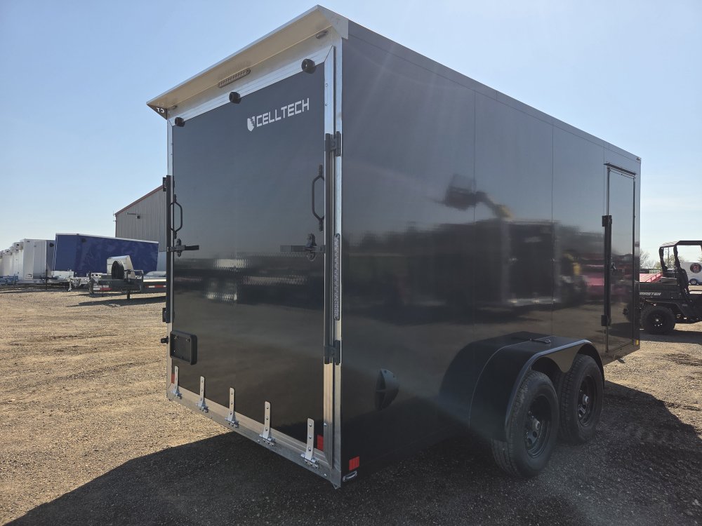 7'x16' CellTech Enclosed Cargo 7x16TA3 84"