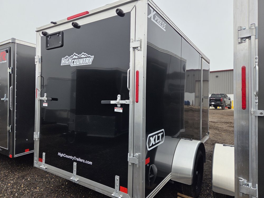 6'x12' Alcom Enclosed Cargo XPRESS6X12SA-XLT-P 76"