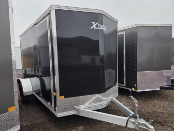 6'x12' Alcom Enclosed Cargo XPRESS6X12SA-XLT-P 76"