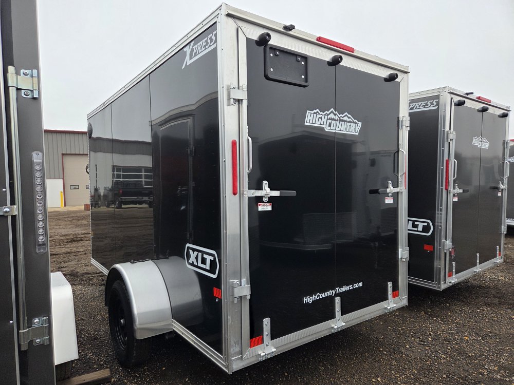 6'x12' Alcom Enclosed Cargo XPRESS6X12SA-XLT-P 76"