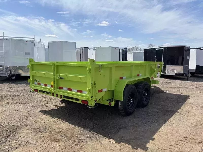 7'x14' Big Tex Trailers Dump 2'