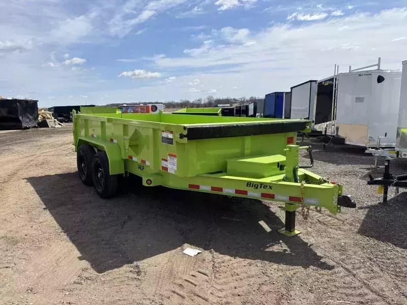 7'x14' Big Tex Trailers Dump 2'