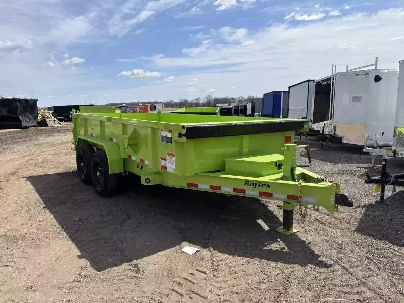 7'x14' Big Tex Trailers Dump 14LP-14 2'