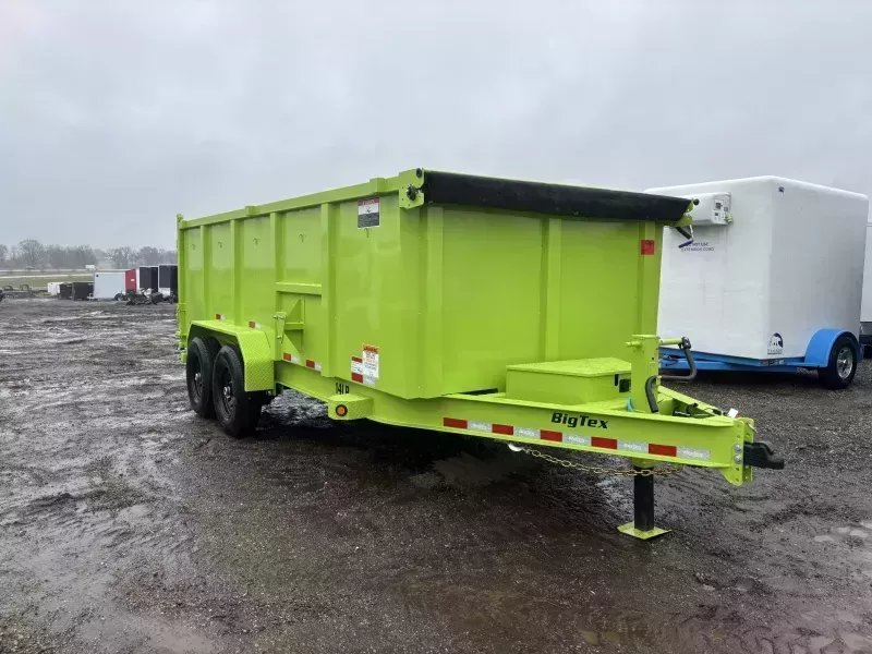 7'x16' Big Tex Trailers Dump 4'