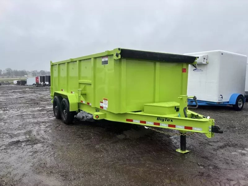 7'x16' Big Tex Trailers Dump 4'
