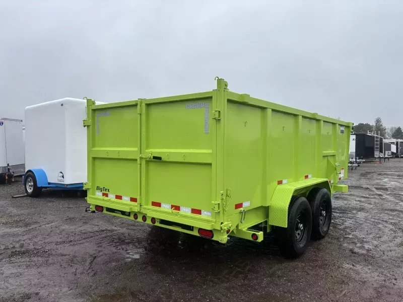 7'x16' Big Tex Trailers Dump 4'