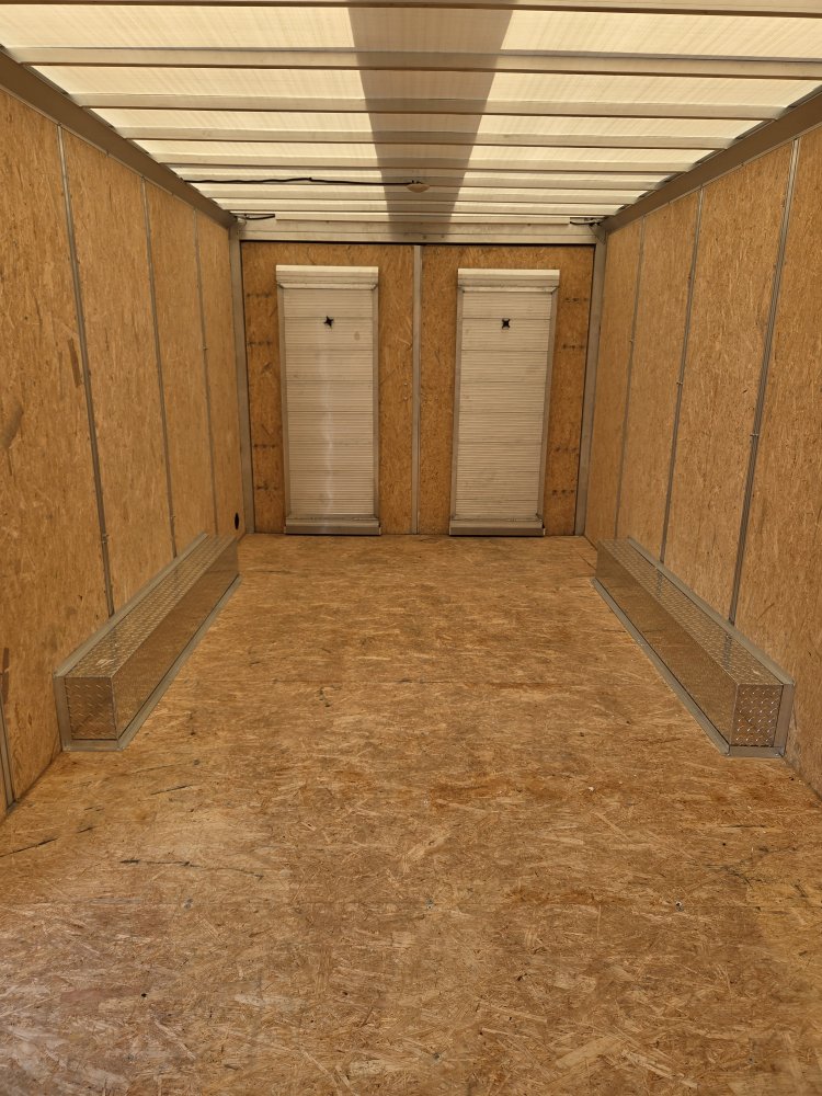 8.5'x16' Alcom Enclosed Cargo XPRESS8.5X16UCP-LMFL25 79"