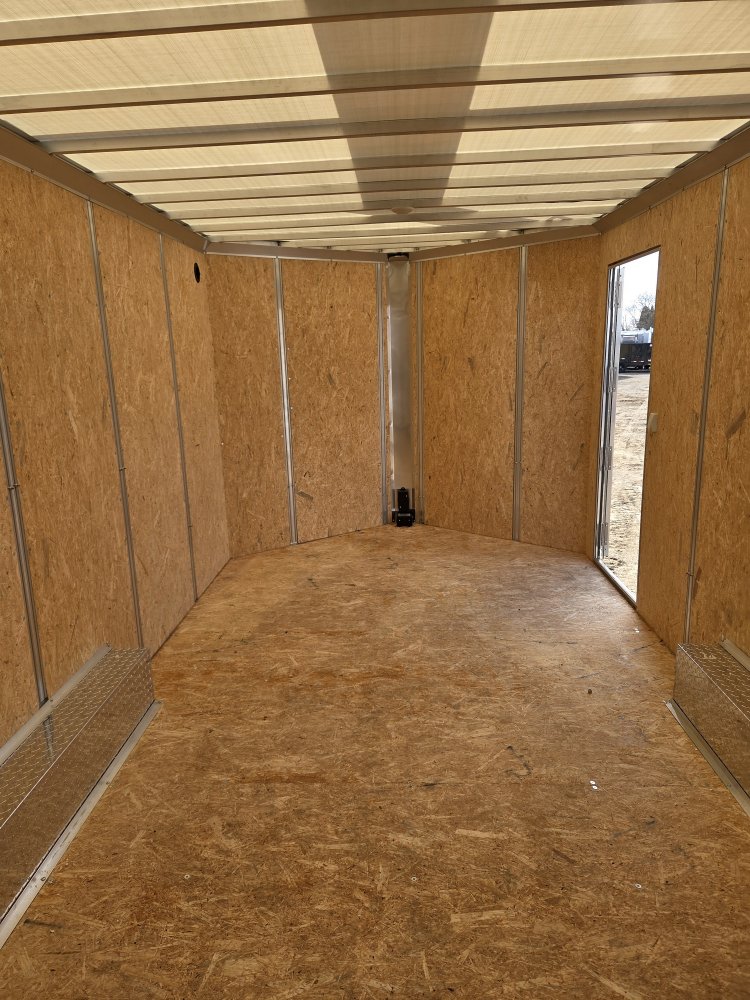 8.5'x16' Alcom Enclosed Cargo XPRESS8.5X16UCP-LMFL25 79"