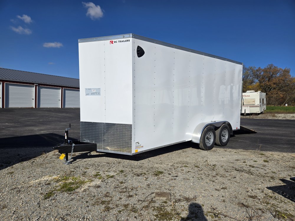 7'x16' RC Trailers Enclosed Cargo RWT 7x16 84"