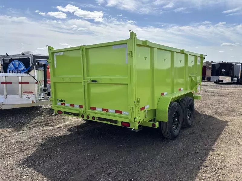 7'x14' Big Tex Trailers Dump 4'