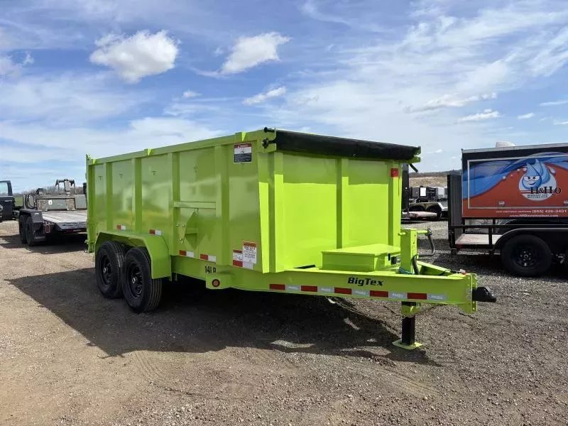 7'x14' Big Tex Trailers Dump 14LP-14-P4 4'