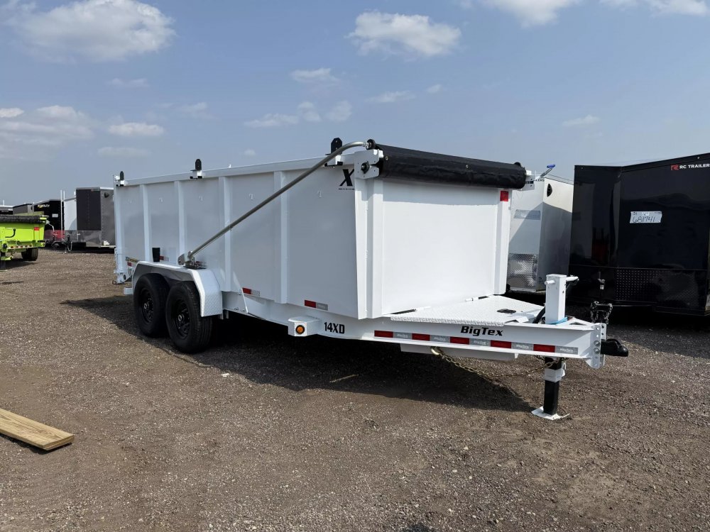 7'x16' Big Tex Trailers Dump 4'