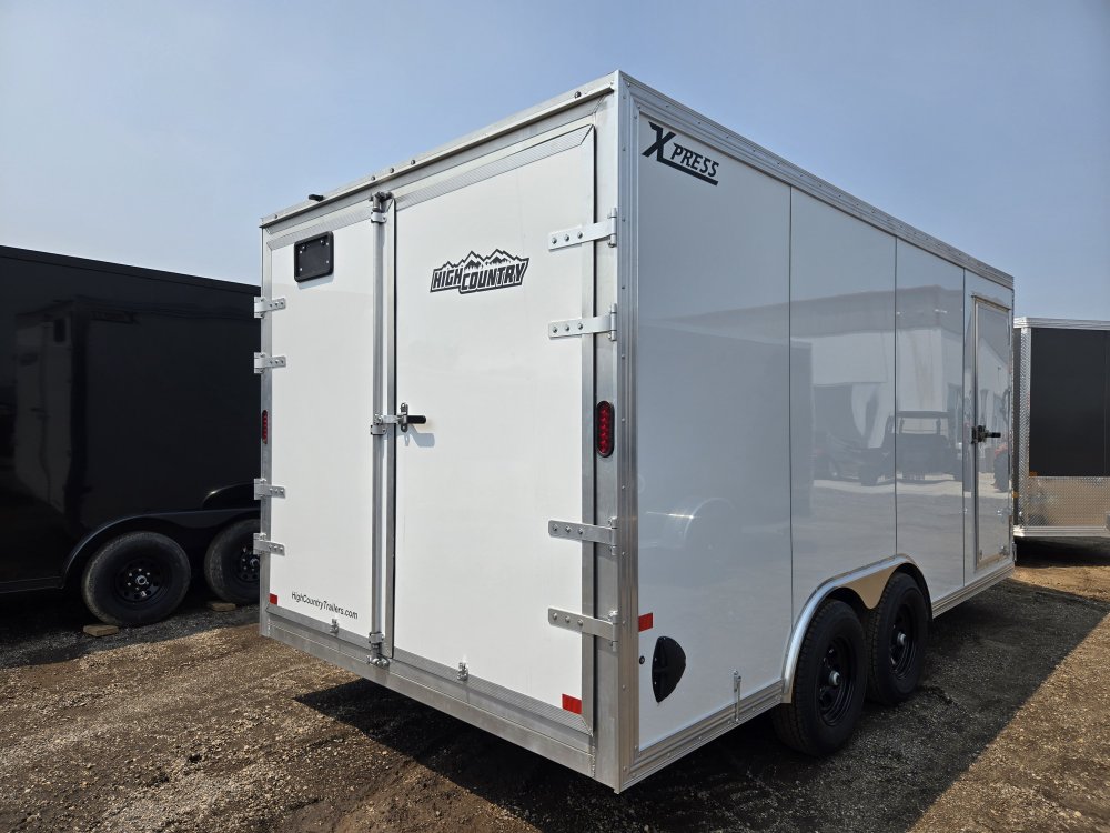 8.5'x16' Alcom Enclosed Cargo 8.5x16 XPRESS 79"