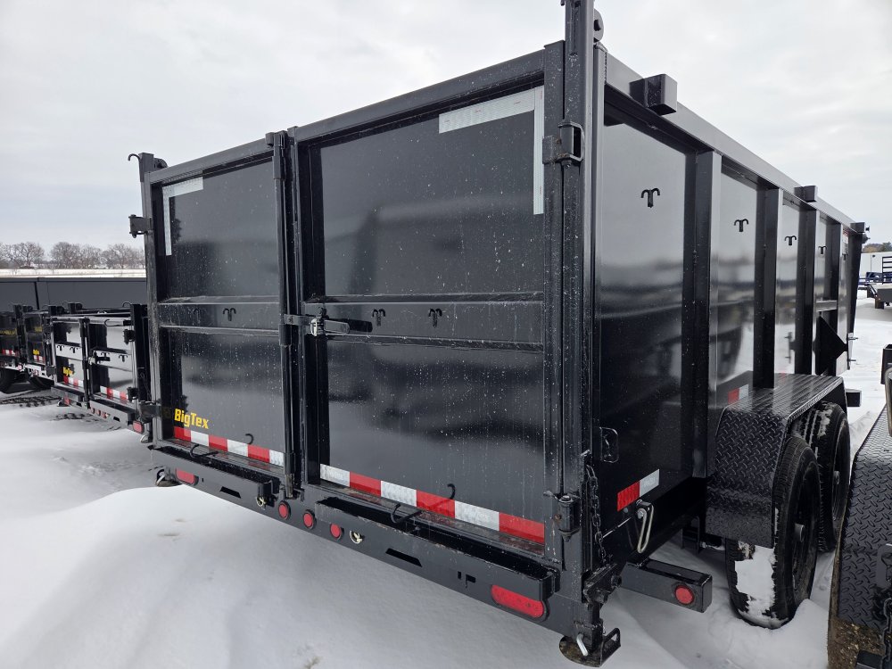 7'x16' Big Tex Dump 14LP-16 4'