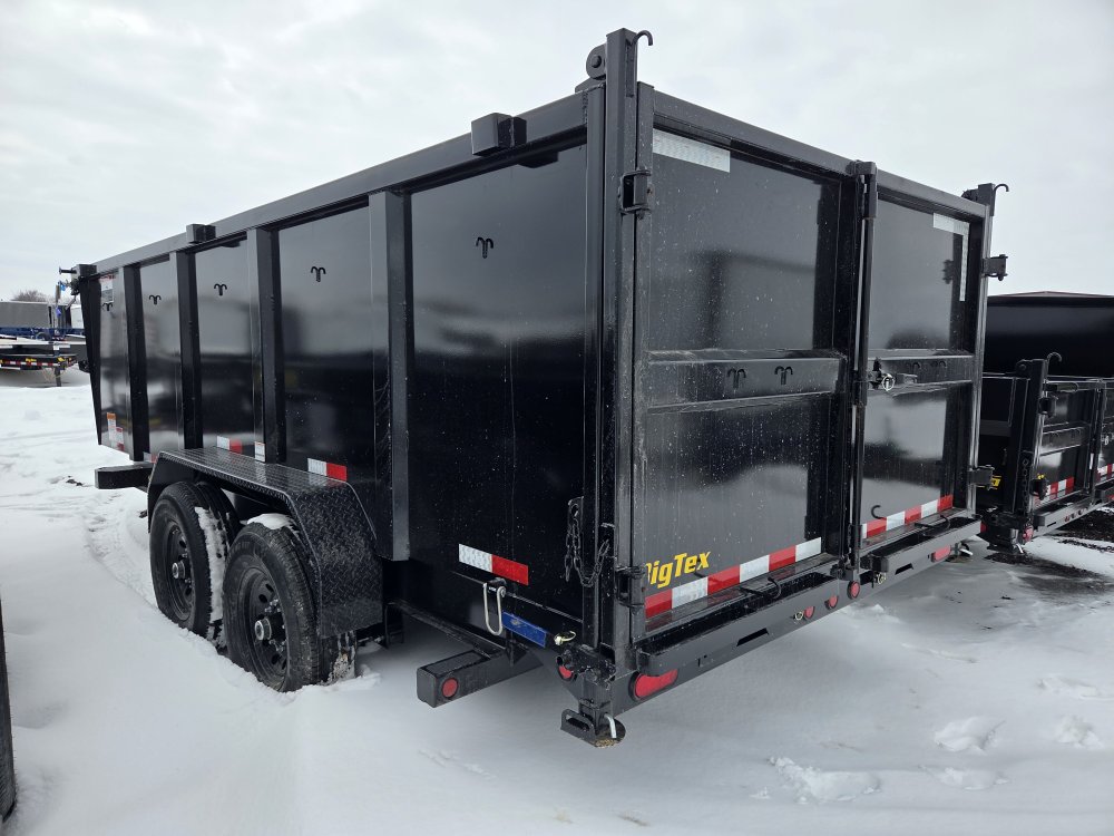7'x16' Big Tex Dump 14LP-16 4'