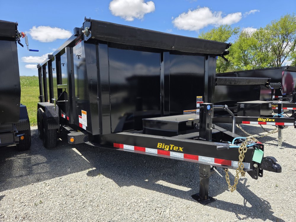 7'x16' Big Tex Dump 14LP-16 4'