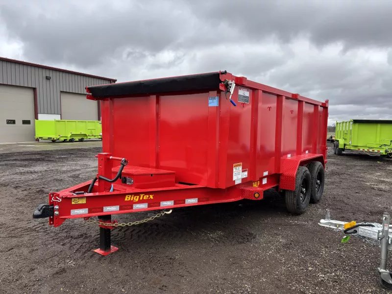 7'x14' Big Tex Trailers Dump 4'