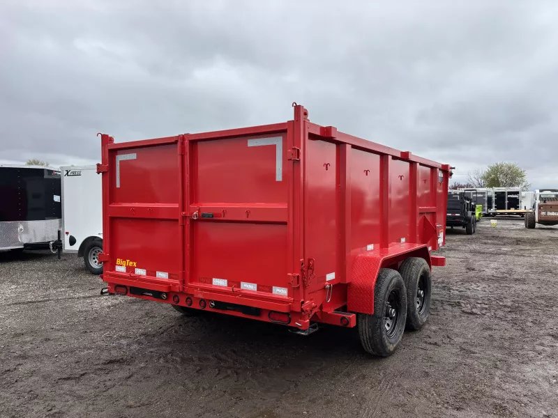 7'x14' Big Tex Trailers Dump 4'