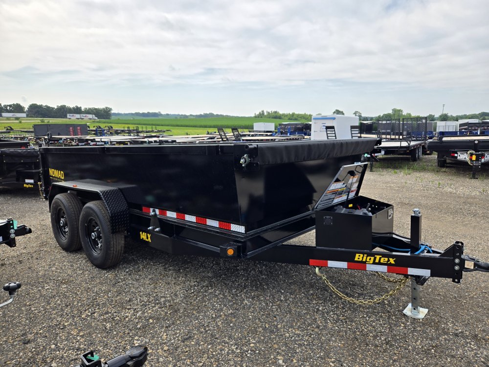 7'x14' Big Tex Trailers Dump 2'