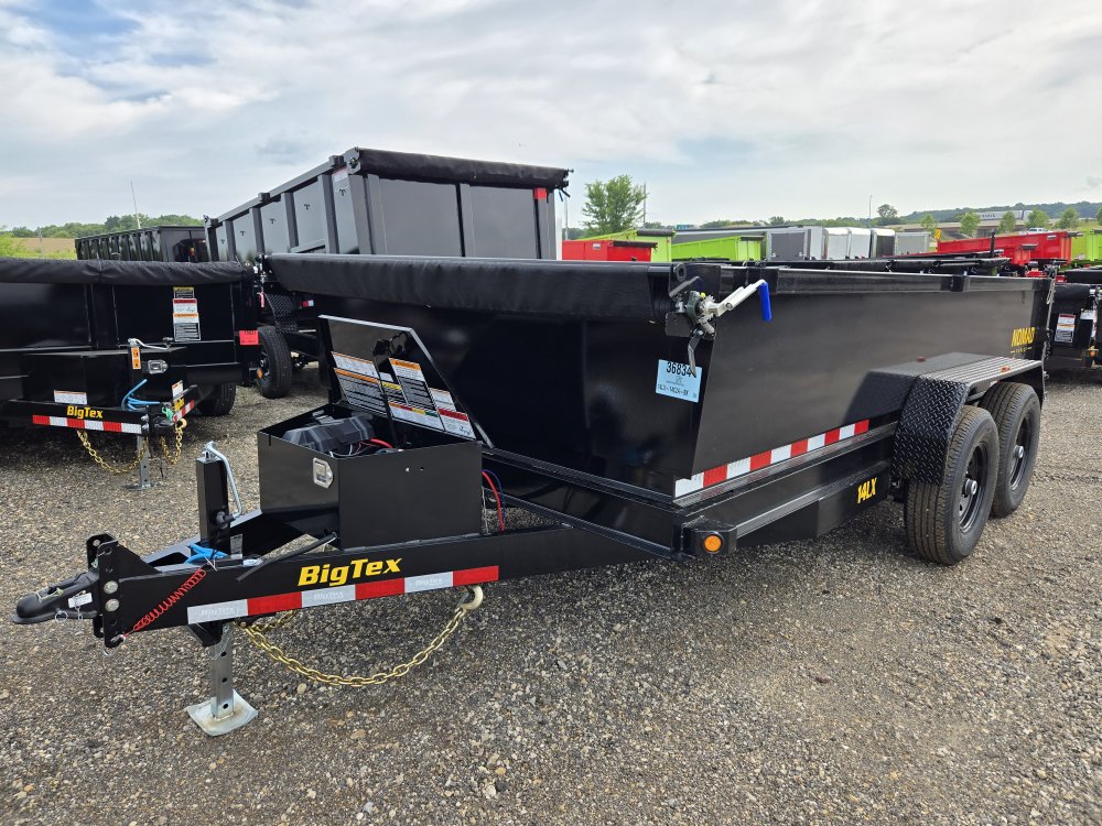 7'x14' Big Tex Trailers Dump 2'