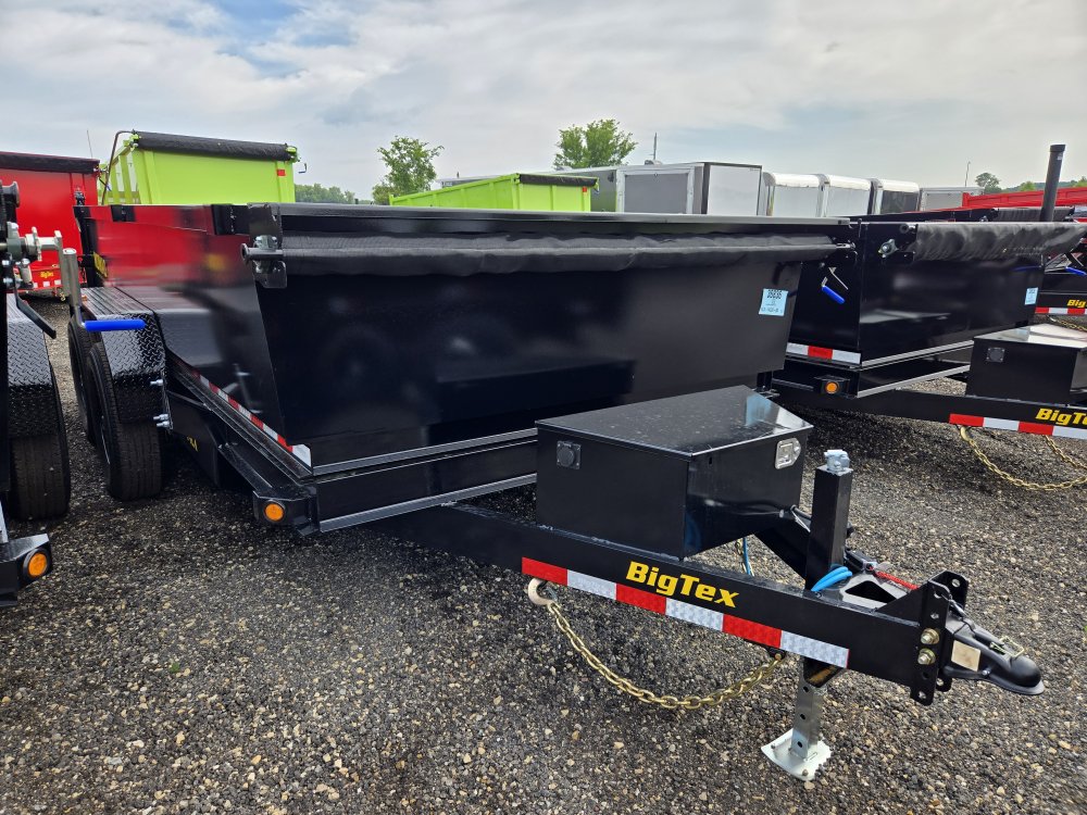 7'x14' Big Tex Trailers Dump 2'