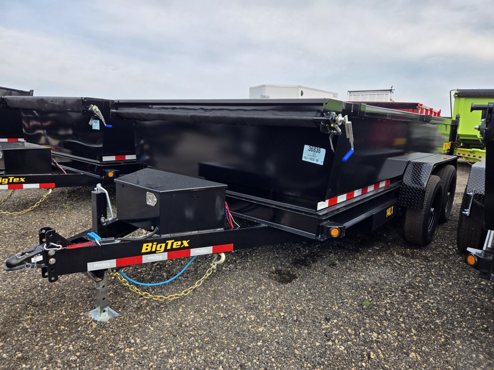 7'x14' Big Tex Trailers Dump 2'