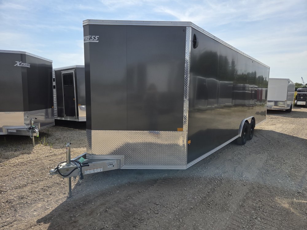 8.5'x24' Alcom Enclosed Cargo XPRESS8.5X24CH-XLT-P 82"