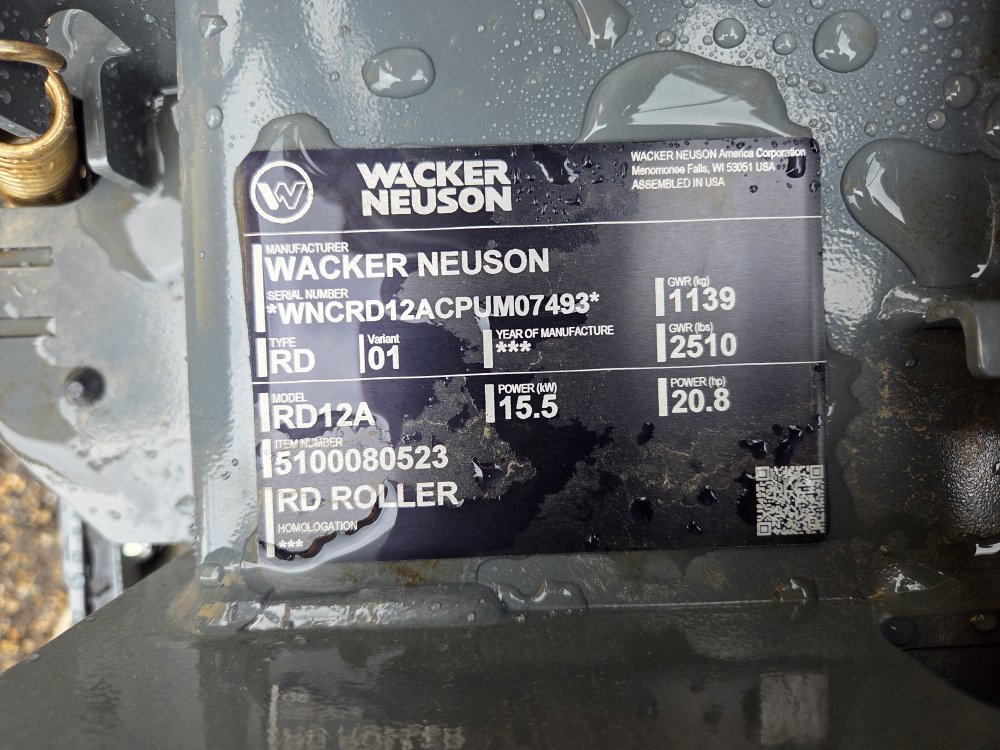 Wacker Neuson RD12A Contractor Equipment