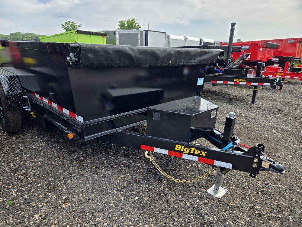 7'x14' Big Tex Trailers Dump 2'