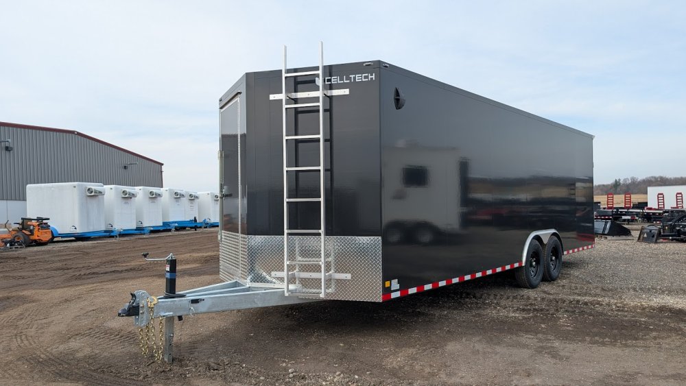 8.5'x24' CellTech Enclosed Cargo 85X24TA5 86"
