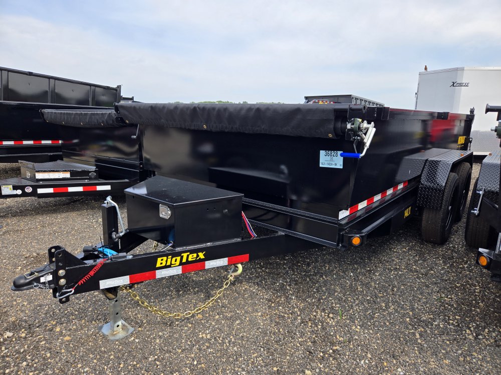 7'x14' Big Tex Trailers Dump 2'