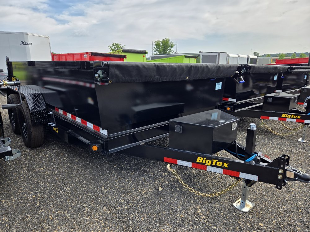 7'x14' Big Tex Trailers Dump 2'
