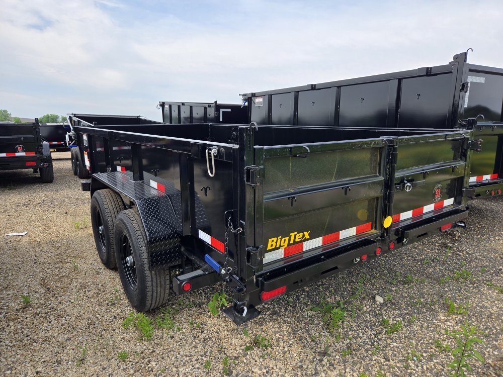7'x14' Big Tex Trailers Dump 2'